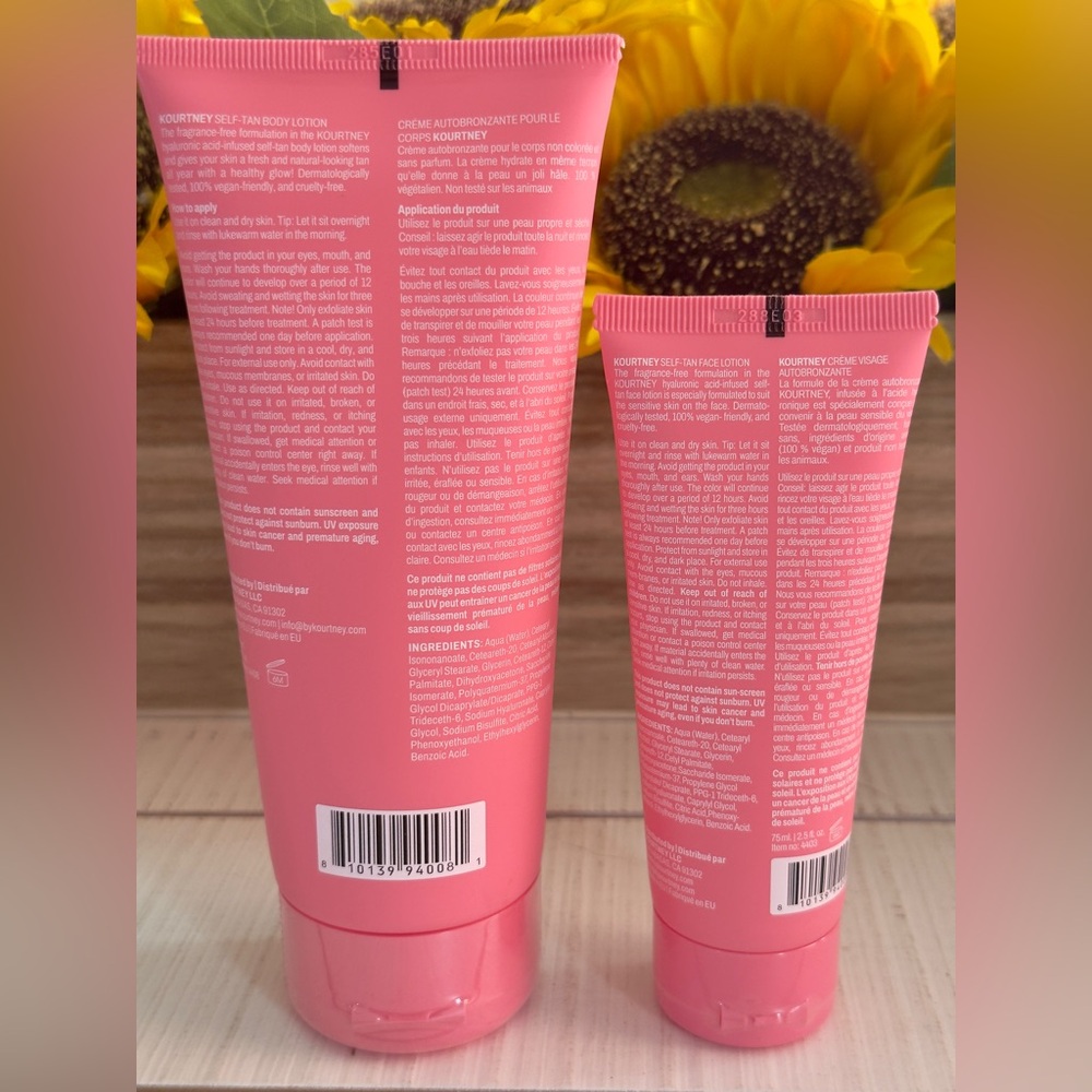 Kourtney Self Tan Body Lotion & Face Lotion - Picture 2 of 4
